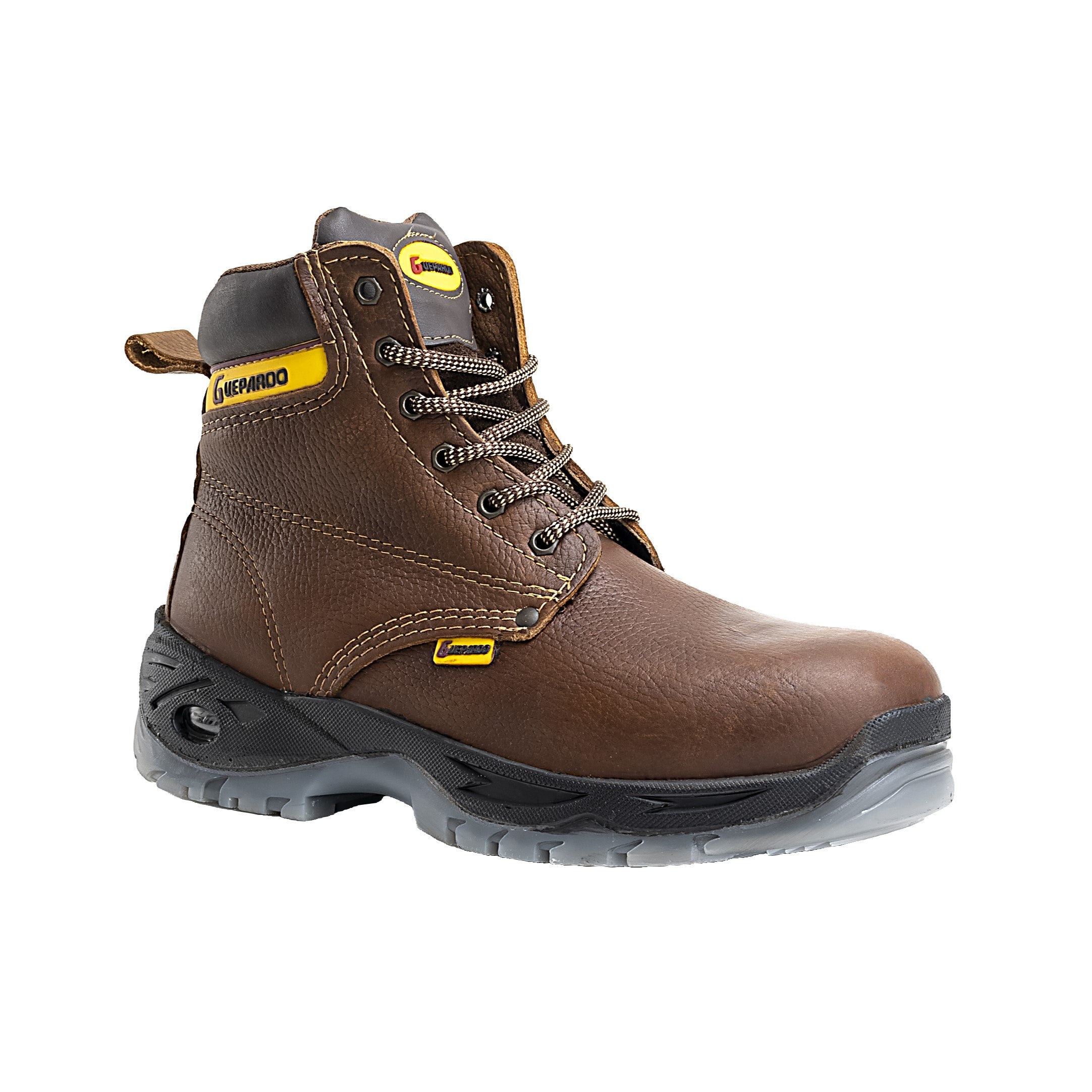 MEN'S FORCE 6" NDP-1944 BROWN SOFT TOE OIL SLIP RESISTENTE POLYURETHANE INSOLE WORK BOOTS
