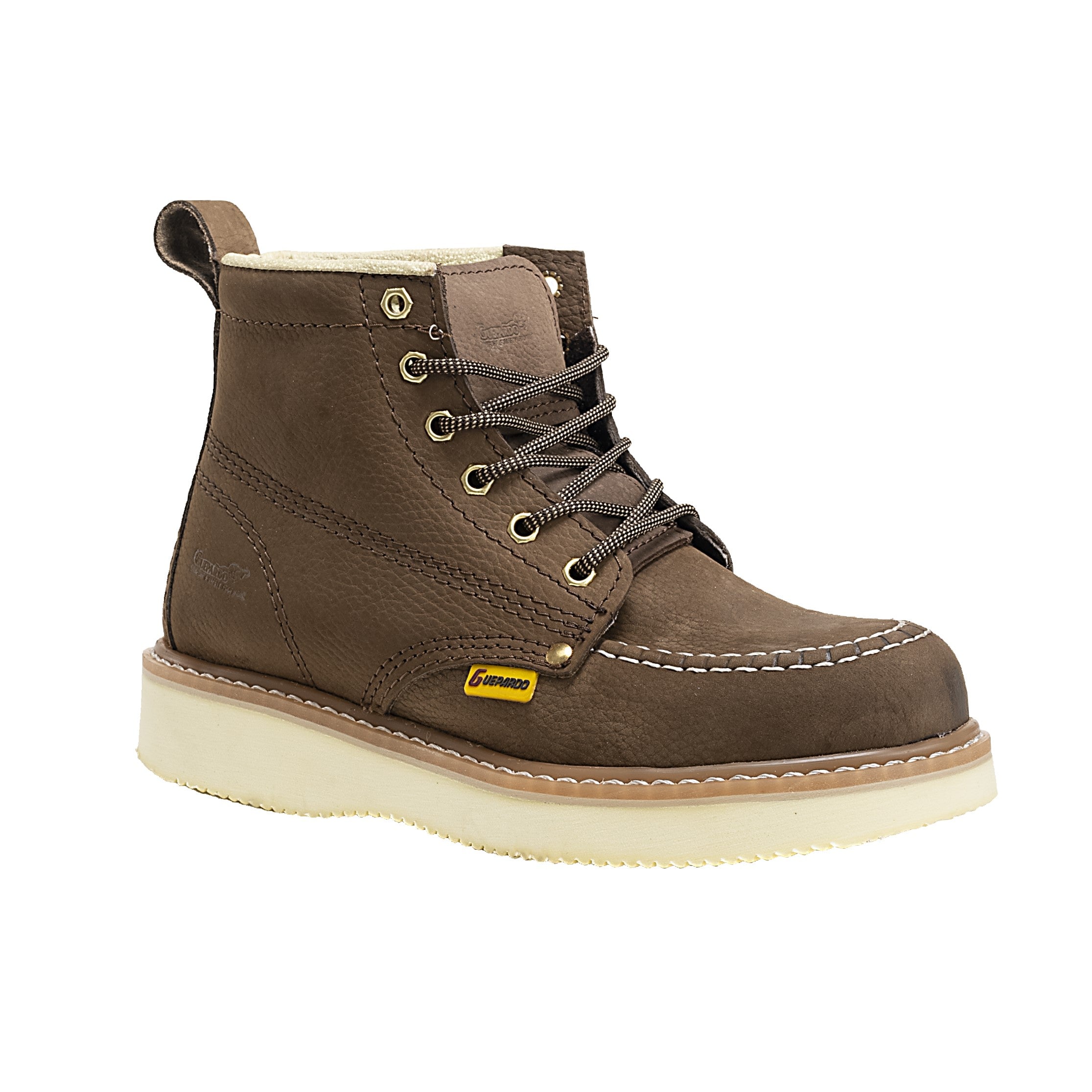 MEN'S 6" FORCE NDP41 -STONE  SOFT WEDGE SOLE GOODYEAR WELT CONSTRUCTION SOFT TOE - 0