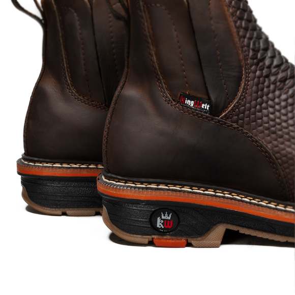 MEN'S VENOM 6" ANKLE WORK BOOTS SOFT TOE SQUARE TOE LIGHTWEIGHT CONSTRUCTION WELT