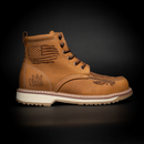 MEN'S PATRIOT 6" TAN ANKLE SHORT WORK BOOTS, MOC TOE-2