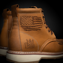 MEN'S PATRIOT 6" TAN ANKLE SHORT WORK BOOTS, MOC TOE-3