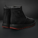 CF16 MEN'S SQUARE TOE COWBOY BOOTS BROWN PYTHON LEATHER WITH DOBBLE ZIPPER-6