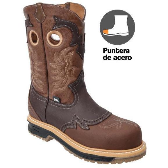 SB1035 RODEO WORK BOOTS STEEL TOE MEN'S FULL GRAIN LEATHER IDE EE LAST - HALF NUMBER LESS RECOMMENDED)