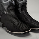 MEN'S JB-VIPER PYTHON COWBOY BOOTS SQUARE TOE WESTERN BOOT-6