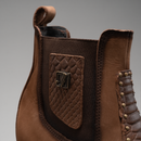 WOMEN'S ANKLE BOOTS VIPERETTE PYTHON SQUARE TOE COWBOY BOOT-7