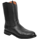 SB1000 BLACK Men's Leather Zipper Roper Boot (WIDE EE LAST - HALF NUMBER LESS RECOMMENDED)-2