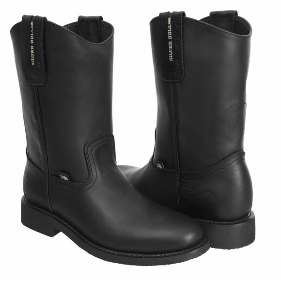 Buy black RANCH FORCE SB800 SHEDRON COWBOY WORK BOOTS RAGA OUTSOLE PULL ON